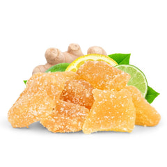 Crystallized Ginger Chunks with Lime