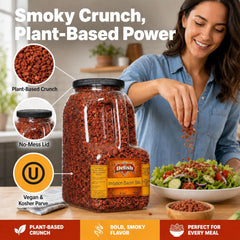 Its Delish Imitation Bacon Bits 4 Lbs Bulk Gallon Jug,