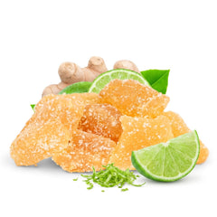 Crystallized Ginger Chunks with Lime