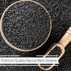 Whole Black Sesame Seeds 2 LBS Jumbo Reusable Container