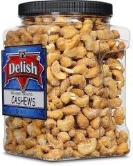 BBQ Honey Roasted Cashews 36 Oz Jumbo Container