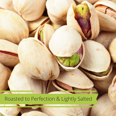 Roasted Salted Pistachios 1.6 LBS Jumbo Jar