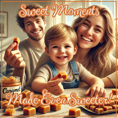 Butterscotch Caramel Squares Taffy Candy 3 LBS Jumbo Container