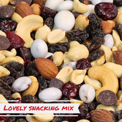Deluxe Trail Mix with Greek Yogurt Chocolate Fruit and Nuts