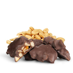 Milk Chocolate Caramel Peanut Cluster Red Gift Box - by It's Delish | 12 OZ Milk Chocolate Covered Nuts with Carmel Clusters | Christmas Gifts Box of Chocolates Candy Nut Turtles β Kosher Dairy