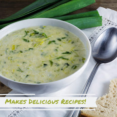 Dried Leek Flakes 5 OZ Jumbo Container Jar