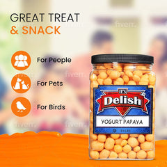 Yogurt Papaya Dices 3 LBS Jumbo Container