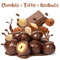 Milk Chocolate Toffee Coated Hazelnut 48 OZ Jumbo Container