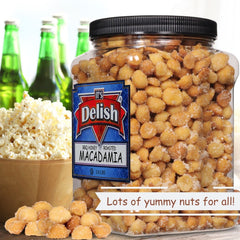 BBQ Honey Roasted Macadamia 2.6 LBS Jumbo Container