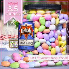 Assorted Jordan Almonds 3.5 lbs Jumbo Container