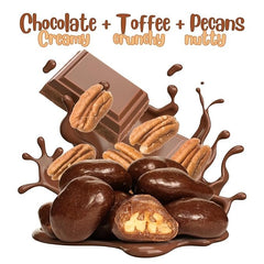 Milk Chocolate Toffee Coated Pecans