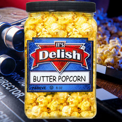 Butter Popcorn 6 Oz Jumbo Container Jar