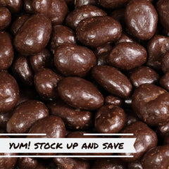 Chocolate Covered Toffee  Pecans  48 OZ Jumbo Container