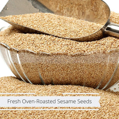 Natural Toasted Whole Sesame Seeds – 38 OZ Jumbo Jar
