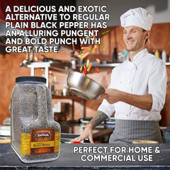 Ground Black Pepper 5 LB Gallon Size Container Jug