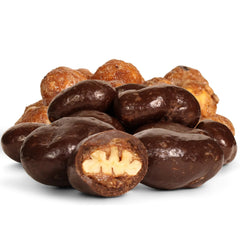 Chocolate Covered Toffee Pecans 48 OZ Jumbo Container