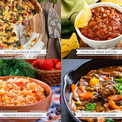 Dehydrated Dried Tomato Flakes 2.5 LBS Bulk