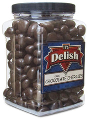 Dark Chocolate Covered Cherries 3 lb Jumbo Container