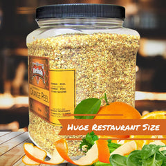 Granulated Orange Peel  27 OZ Jumbo Container