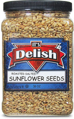 Roasted Salted Sunflower Seeds  38 Oz Jumbo  Jar