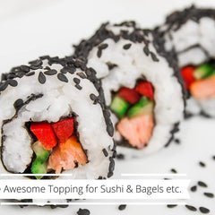 Whole Black Sesame Seeds 2 LBS Jumbo Reusable Container