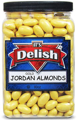 Yellow Gold Jordan Almonds 3.75 lbsJumbo Container