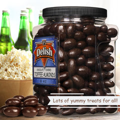 Chocolate Toffee Almonds 48 OZ Jumbo Container