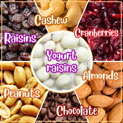 Deluxe Trail Mix with Greek Yogurt Chocolate Fruit and Nuts