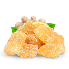 Crystallized Ginger Chunks  2.5 Lb Jumbo Container