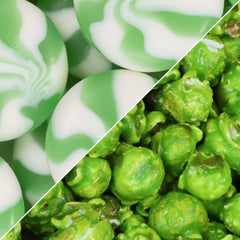 Mint Candy Popcorn 16 Oz Jumbo Reusable Container