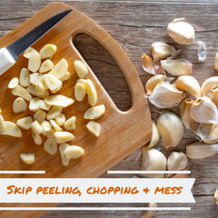 Gourmet Toasted Dried Minced Garlic 2.1 lbs Jumbo Container Jar