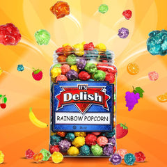 Rainbow  Popcorn 16 Oz Jumbo Container