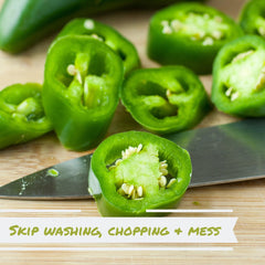 Dried Jalapeno Dices 18 Oz Jumbo Container