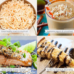 Toasted Coconut Shred Flakes 22 OZ Jumbo Jar