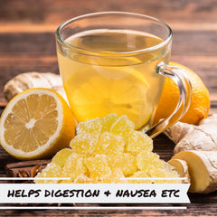 Crystallized Ginger Dices 2.5 Jumbo Container