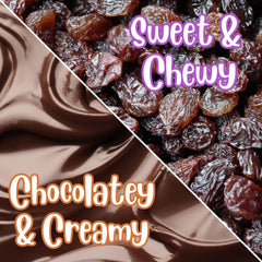 Dark Chocolate Covered Raisins | 3 Lbs Jumbo Container