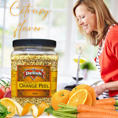 Granulated Orange Peel 27 OZ Jumbo Container