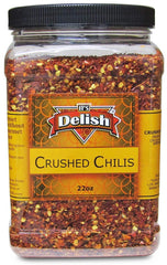 Dried Crushed Chilies Red Pepper Flakes 22 Oz Jumbo Jar