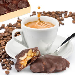 Milk Chocolate Caramel Peanut Cluster Red Gift Box - by It's Delish | 12 OZ Milk Chocolate Covered Nuts with Carmel Clusters