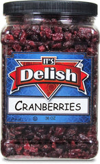 Dried Cranberries 36 Oz Jumbo Container