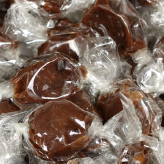 Chocolate Caramel Taffy 18 OZ Jumbo Container Jar