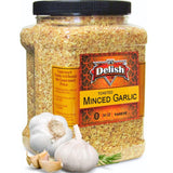 Gourmet Toasted Dried Minced Garlic 2.1 LBS Jumbo Container Jar