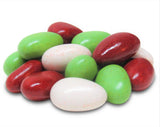 Holiday White, Red & Green Jordan Almonds