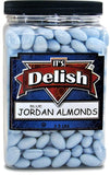 Blue Jordan Almonds 3.5 lbs Jumbo Container