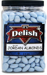 Blue Jordan Almonds 3.5 lbs Jumbo Container