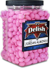 Pink Jordan Almonds  3.5 lbs Jumbo Container