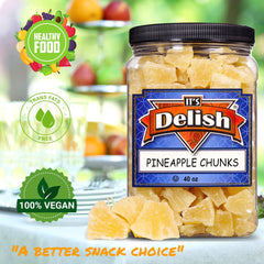 Dried Pineapple Chunks 2.5 Jumbo Container
