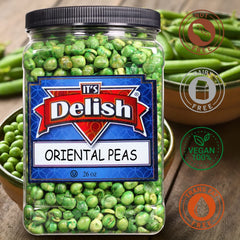 Roasted Salted Green Peas Snack 26 OZ Jumbo Container