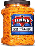 Oriental Chili Bits Rice Crackers 26 OZ Jumbo Container