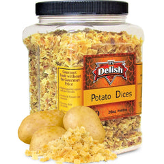 Dehydrated Potato Dices  20 Oz JumboContainer